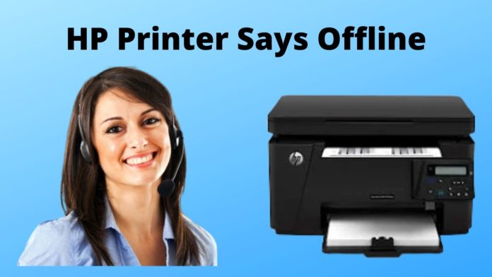 HP Printer Says Offline